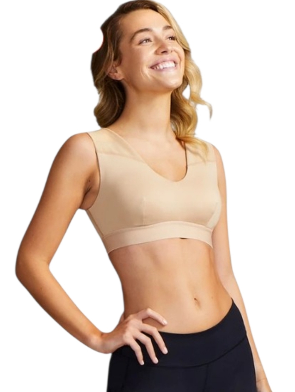 NEW tommie copper shoulder support bra nude size 2X
